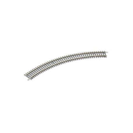 Rail courbe / Radius double curve, R1 371mm, 45°, Code 100 H0