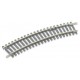 Rail Courbe / Radius standard curve, R1 371mm, 22,5°, Code 100 H0