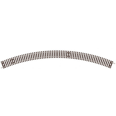 Rail courbe / Radius duble curve, R3 298,5mm, 45°, Code 80 N