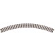 Rail courbe / Radius double curve, R2 263.5mm, 45°, Code 80 N