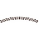 Rail courbe / Radius double curve, R2 263.5mm, 45°, Code 80 N