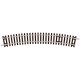 Rail courbe / Radius double curve, R2 263.5mm, 22.5°, Code 80 N