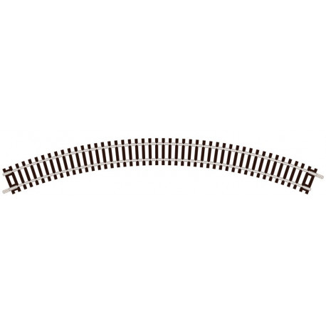 Rail courbe / Radius double curve, R1 228mm, 45°, Code 80 N