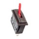 Interrupteur de contact, levier rouge /Red Passing Contact switch