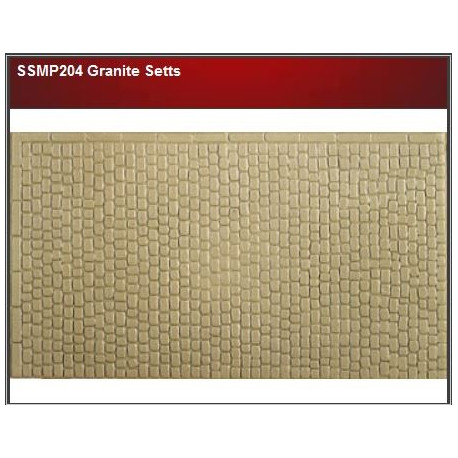 4 plaques de pavés / Granite sets H0