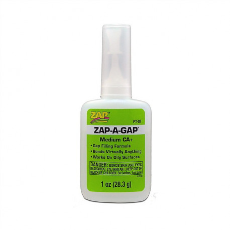 Colle ZAP-A-GAP CA+, Viscosité Moyenne / Medium Viscosity, 28,3 gr