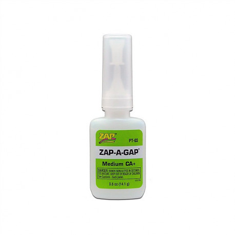 Colle ZAP-A-GAP CA+, Viscosité Moyenne / Medium Viscosity, 14,1 gr
