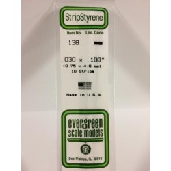 Bande Styrene Strip 0.75x4.8 mm (10p.)