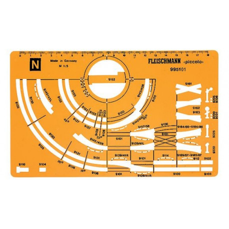 Gabarit de traçage / Track Stencil for N gauge