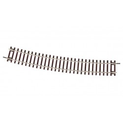 Rail courbe / Curved track, R9, r 826,4 mm, 15° H0
