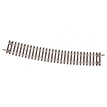 Rail courbe / Curved track, R9, r 826,4 mm, 15° H0