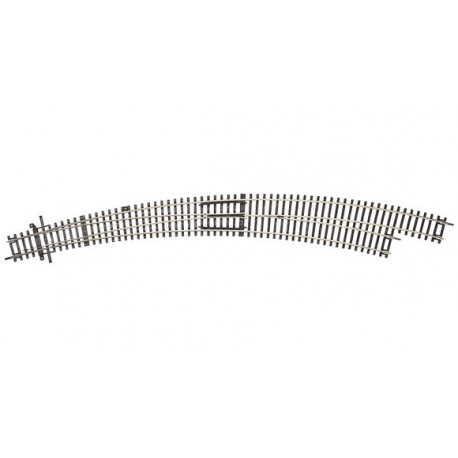 Aiguillage enroulé à droite / Curved turnout right R9/R10 H0