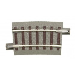 Rail rourbe / Curved track R3, r 434.5 mm, 7.5° H0