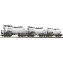 3 Wagons Citerne class Zacens 3 Folding Wagon set, SNCF, N