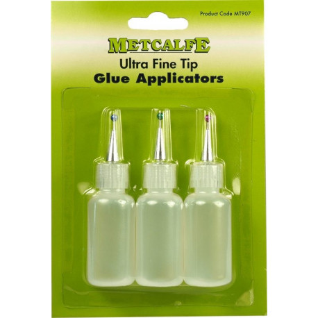 Applicateur de colle à pointe ultra fine / Ultra Fine Tip PVA Glue Applicator Bottle, (3 pces)